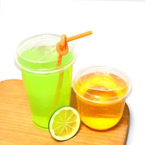 Cup Slush Cup Dirnk Cup 12 16 24 Oz Disposable Plastic Tumblers For Iced Coffee Smoothie Boba Tea Cold Juices Slush And To Go Drinks
