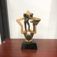 Trophée de billard, Statue commémorative à collectionner moulée en 3D pour concours, décoration de bureau