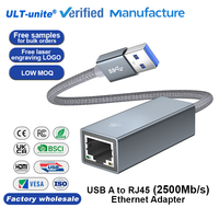 Adaptador de Cable USB a RJ45 Ethernet ULT-unite, 2500MB/s