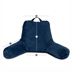 Custom Size Velvet Reading Pillow Shredded Memory Foam Pillow with Washable Cover Wedge <strong>Back</strong> Pillow <strong>for</strong> <strong>Bed</strong> <strong>Rest</strong> Sleeping - Product Image 2