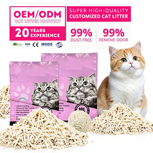 OEM/ODM ทรายแมวเต้าหู้สูตรใหม่ ปลอดฝุ่น ไม่ติดเท้า เป็นมิตรต่อสิ่งแวดล้อม - Product Image 1