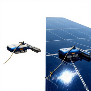 Robot de Limpieza de Paneles Solares Fotovoltaicos Semiautomático para Techos, Protege los Componentes, Aumenta la Producción Anual de Energía, China - Product Image 1