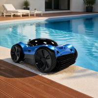 Addotron XT Pro: Robot Limpiafondos Inalámbrico de Diseño Moderno para Piscinas, Selección de Color Personalizada, Limpieza Profunda de Paredes y Fondo