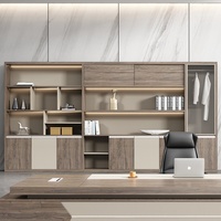 WJG-266X Armoire de classement en bois pour bureau avec base mobile et serrure, design moderne, rangement de luxe léger pour documents et livres
