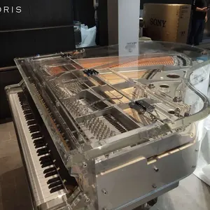 Klarer Acryl Flügel Chloris HG-152A zum Verkauf Kristall Klavier