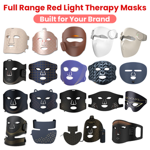 Máscara Facial LED, Terapia de Luz Roja, Silicona <span class=keywords><strong>4D</strong></span> Inalámbrica, Terapia de Fotones 630nm 850nm 1064nm NIR Infrarrojo, Dispositivo de Belleza para el Cuidado de la Piel - Product Image 2