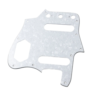 Protector de Palmeta Personalizado de 4 Capas, Blanco Perla, 10 Orificios, para Guitarra <span class=keywords><strong>Jaguar</strong></span>, Repuesto o Proyectos DIY - Product Image 3