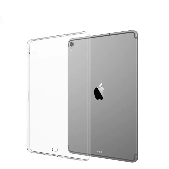Anti Shock Transparent Tablet Protective Case for iPad Pro 11 Inch Four Corners Drop-Resistant Clear Soft TPU Tab Back Cover