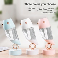 Hxtc88 lumière LED colorée eau de luxe grande Charge USB à ultrasons Portable H2o purificateur d'air à brume froide mignon Mini humidificateur pour animaux de compagnie