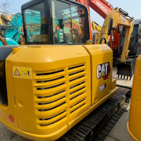 Excavatrice hydraulique compacte sur chenilles Caterpillar CAT306 de 6 tonnes, mini-pelleuse d'origine pour le terrassement urbain et l'aménagement paysager