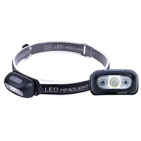 Lampada frontale portatile multifunzionale a LED per la pesca, ricaricabile tramite USB con batteria integrata, luce a clip per cappello da campeggio.