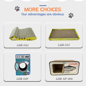 Harga pabrik Mewah Ramah Lingkungan desain <span class=keywords><strong>Sofa</strong></span> kucing tahan gores papan kardus kucing <span class=keywords><strong>Sofa</strong></span> goresan - Product Image 6