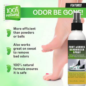 NEW Shoe Odor Remover <span class=keywords><strong>Spray</strong></span> Stinky Sneakers Smelly <span class=keywords><strong>Foot</strong></span> <span class=keywords><strong>Deodorant</strong></span> Shoes Désodorisant Odor Eliminator with Tea Tree Eucalyptus Mint - Product Image 3