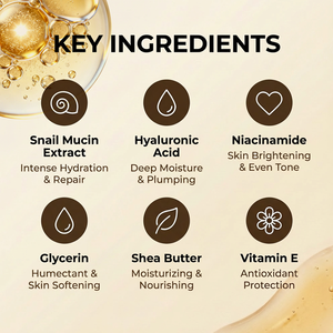 Crème pour le visage à la mucine <span class=keywords><strong>d</strong></span>'<span class=keywords><strong>escargot</strong></span> en gros, anti-âge, réparation des cicatrices <span class=keywords><strong>d</strong></span>'acné, hydratante, crème pour le visage, marque privée, crème à la <span class=keywords><strong>bave</strong></span> <span class=keywords><strong>d</strong></span>'<span class=keywords><strong>escargot</strong></span> végétalienne - Product Image 6