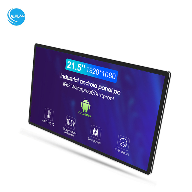 IP65 Waterproof 21.5 Inch Fanless Embedded Industrial PC All-in-One Touchscreen Panel RS485 RS232 Industrial Computer Accessory