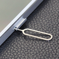 Outil clé en acier inoxydable carte Sim broche aiguille carte Sim plateau éjecteur retrait broche d'éjection ouvre-aiguille pour téléphones intelligents Smartphone