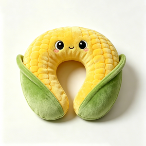 Customized Corn U-Shaped Plush <b>Neck</b> Pillow, Cute Cartoon Corn Travel <b>Neck</b> <b>Cushion</b> Plush - Product Image 4