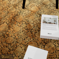 LandScopeTech Tapis en polyester 2300g/m2, style persan, couleur ambre caramel riche, anti-salissure, résistant à l'usure, doux et agréable pour la peau, pose libre