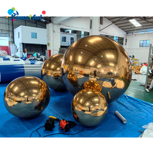 Customized Giant PVC Party Wedding Ceiling Decorations Mirror <strong>Balloon</strong> Inflatable PVC Inflate Disco Mirror Balls - Product Image 4