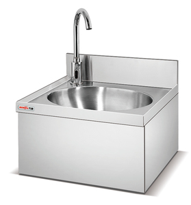 Évier de cuisine industriel en acier inoxydable de qualité supérieure SS 304/201, carré, simple cuve, petit, à montage mural, évier portable pour le lavage des mains - Product Image 6