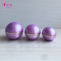 Pot à crème en acrylique en forme de boule 5g/15g/30g/50g/100g, emballage cosmétique, pot à crème en plastique
