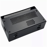 Boîtier électronique en métal personnalisé Pièces fabriquées en tôle d'aluminium Boîtier d'amplificateur Boîtier en aluminium
