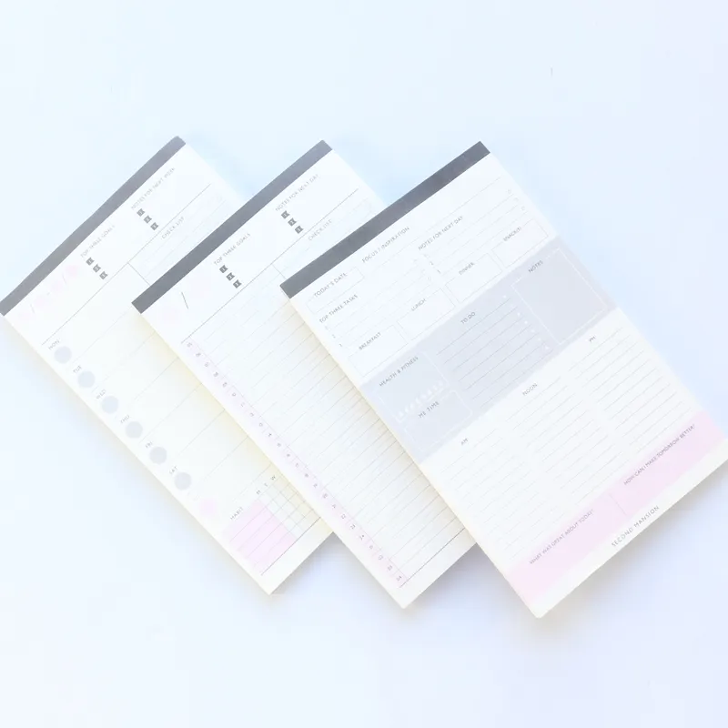 Briefpapier Notepad Te Doen Lijst Minimalistische Aanpasbare Wekelijkse Planner Pad Memo