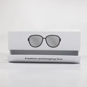 High End Rectangle Drawer Custom Printing Logo Sunglass Luxury Cardboard Paper Box