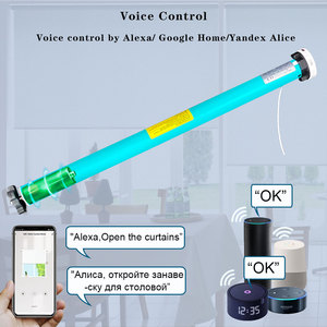 SZMYQ Tuya ZigBeeバッテリースマートローラーシェードブラインドモーター38mmチューブAlexa Google Home Yandex Control電気カーテン寝室 - Product Image 4