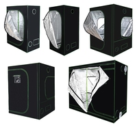 120x120x200cm 600D Oxford tissu hydroponique Mylar boîte de culture intérieure kit de culture complet tente