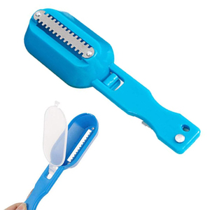 キッチンアクセサリーツールピーラー高速スケーラースクレーパークリーニング魚の皮のスケールブラシスクレイピングシェーバーリムーバー - Product Image 1