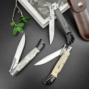 Couteau pliant <span class=keywords><strong>russe</strong></span> AKC, lame en acier inoxydable 440C, couteau de poche tactique de survie en plein air, camping, chasse, OEM - Product Image 4