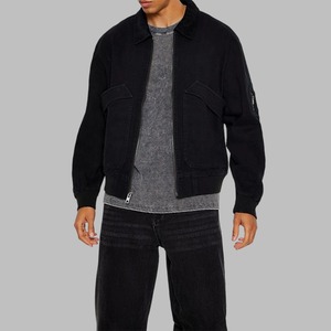 Vestes chics pour hommes avec devant boutonné, motif rayé, idéal pour les looks avant-gardistes à la mode, vestes pour hommes - Product Image 6