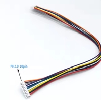 Personnalisé 1.0mm 1.25mm 1.5mm 2.0mm 2.54mm pas 2/3/4/5/6 broches fil électrique et prise femelle JST SH ZH PH XH câble pour usage industriel
