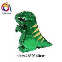 Décorations de fête d'anniversaire pour enfants Qingzhou Ouyuan, jeu de lancer de bonbons, piñata en papier, accessoires de fête, couleur personnalisée