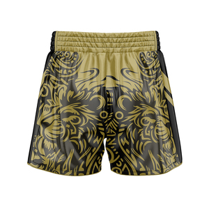 Pour short de boxe unisexe personnalisable en gros Stretch respirant résistant à la déchirure pour la pratique du combat d'arts martiaux - Product Image 3