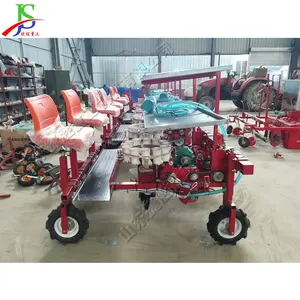 Riding vegetable seedling transplanter pepper seedling planter Stevia planter Vegetable greenhouse planting