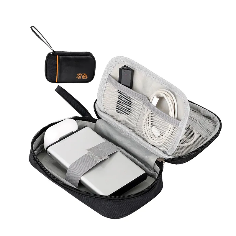 WW65 Öko-Material Reisekabelwickler Zubehörtasche USB-Ladekabel-Organisator elektronisches Zubehör Organisator-Tasche