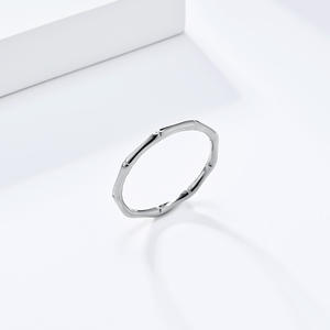Fashion <b>Rings</b> Bamboo Joint Titanium Steel <b>Ring</b> For Women Simple Artistic Gift Jewelry Rose Gold Silver Gold Color - Product Image 4