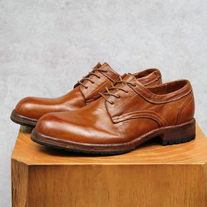 Zapatos de Hombre Formales de Cuero Genuino con Cordones, Estilo Clásico Retro Brillante, Antideslizantes, Última Moda Otoño 2026 - Product Image 3
