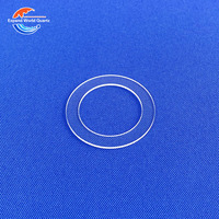 Placa de Vidrio de Cuarzo 1200C, Ventana Transparente de Sílice Fundida, Lámina Transparente de Alta Temperatura Personalizada para Indicador de Nivel de Caldera