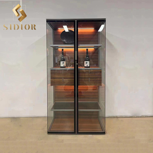 Italian Minimalist Aircraft Wine Bar Rack <b>Cabinet</b> Modern <b>Storage</b> Sideboard Glass Whisky Home Luxury Sidorrimadesio Luxury Wine - Product Image 3