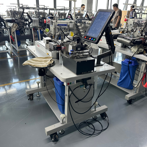 <span class=keywords><strong>Machine</strong></span> <span class=keywords><strong>à</strong></span> ourler industrielle programmable <span class=keywords><strong>à</strong></span> lit plat TOPSEW TS-816 pour les ourlets des pantalons boxer dans les usines <span class=keywords><strong>de</strong></span> sous-vêtements - Product Image 5