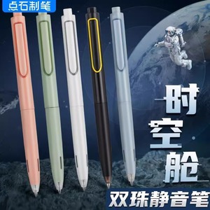 Bolígrafo Neutral DianShi de 0.5 mm, Escritura Suave y Silenciosa, para Oficina y Escuela, Cuerpo de Plástico, Diseño de Cápsula del Tiempo - Product Image 4