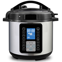 Cuisinière électrique multifonctionnelle 6L pour la maison, en acier inoxydable, cuiseur à riz, pot en aluminium pour la bouillie, la soupe, mijoteuse