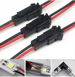 Conector de cable JST SM de 2 pines (macho y hembra) tipo pigtail - Ideal para tiras de luces LED y lámparas - Conexión segura y fácil - Product Image 5
