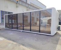 Maison conteneur modulaire détachable de 40 pieds, design ferme, personnalisable en couleur, installation rapide pour Apple Cabin