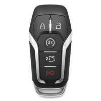 Housse de protection pour clé de voiture à 5 boutons pour Ford Fusion Explorer Edge Mustang 2013-2017