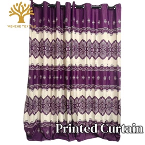 Cortinas Modernas con Estampado Geométrico de Poliéster, Listas para Colgar con Ojales, de Alta Opacidad, Venta al por Mayor - Product Image 1
