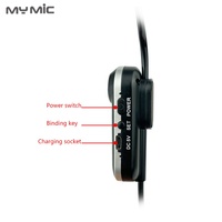 Microphone sans fil professionnel portable UHF MY MIC SI02 pour enseignant, salle de classe, guide touristique, haut-parleur